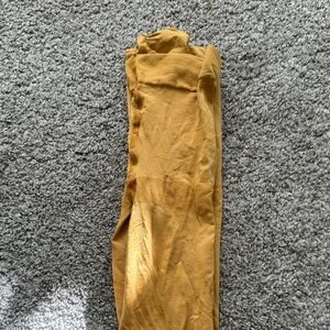 Women's mustard tights